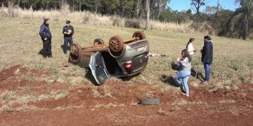 Vuelco en 9 de Julio