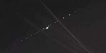 Las imágenes fueron publicadas por sanjuaninos en las redes sociales\u002E