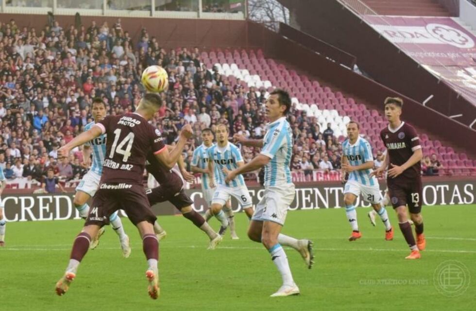 Superliga: Racing le ganó a Lanús y volvió a la cima del campeonato