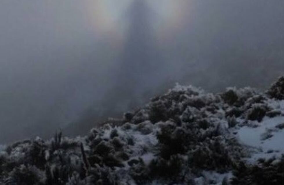 El misterioso espectro que apareció en una montaña de Mendoza