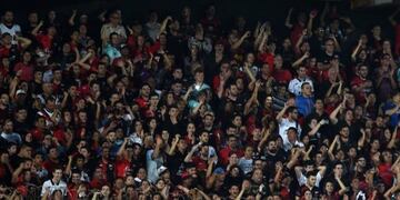 Hinchas de Colón usan las redes sociales para lograr el sueño de viajar a Paraguay\u002E (Archivo)