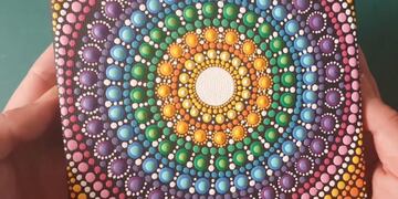 Mándalas en puntillismo (Foto: Web)