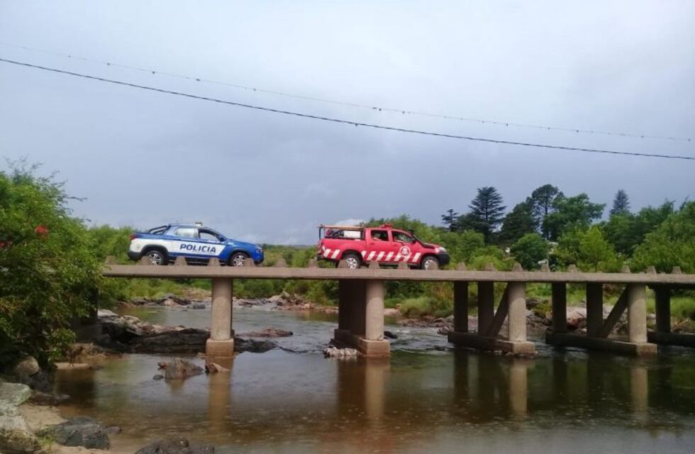 Alerta por crecidas: recorrido preventivo por el río San Antonio