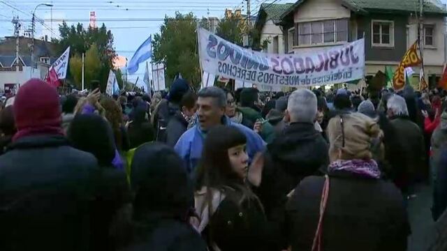 Manifestaciu00f3n en Santa Cruz