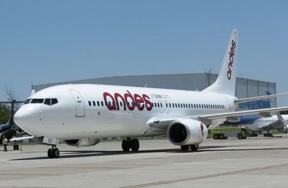 Andes canceló sus vuelos a Madryn