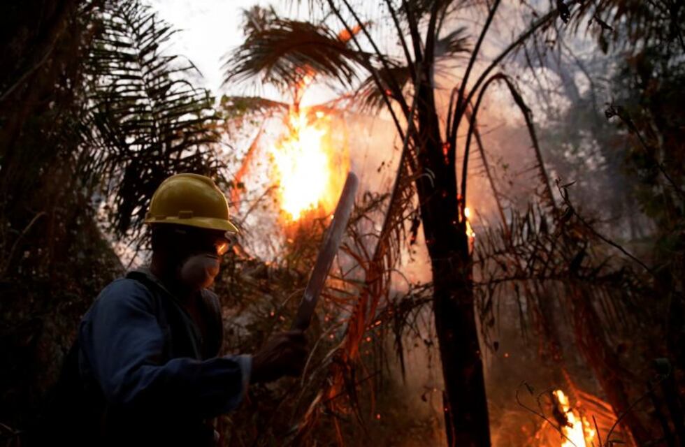 Indígenas invocaron la lluvia en una reserva afectada por el fuego