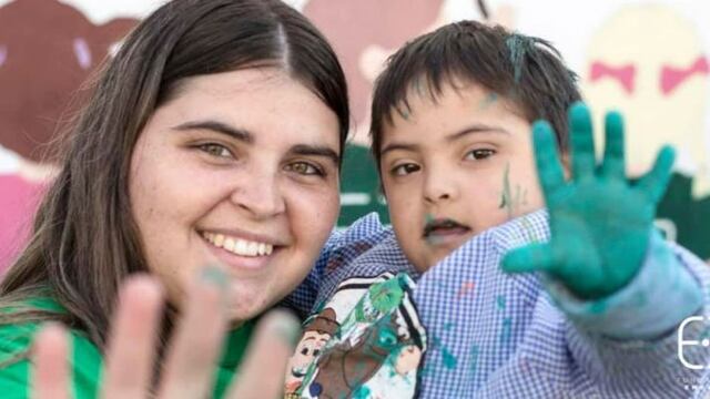 Fundación Empate y alumnos de cuarto año del Colegio Taborin realizaron un mural que abraza la inclusión.