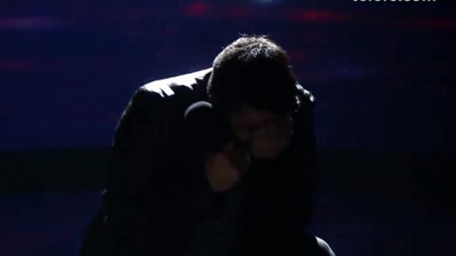 Marcelo Ponce es el exponente de La Voz Argentina que pasó de ronda y se emocionó\u002E (Captura de pantalla)