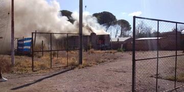 Incendio Villa Atuel casa familia Alaniz