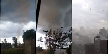 Un tornado provocó destrozos en Posadas