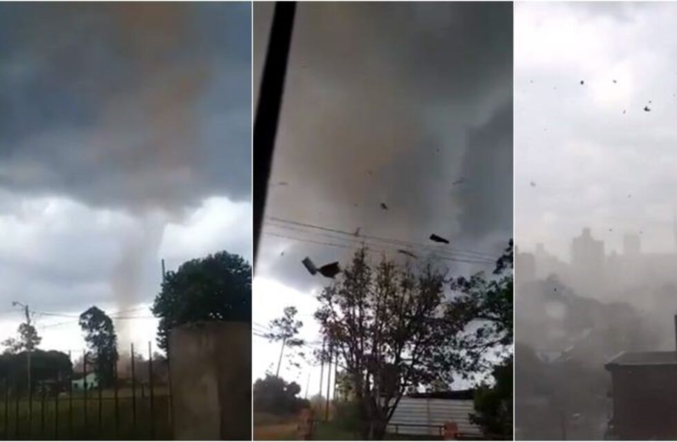 Un tornado provocó destrozos en Posadas
