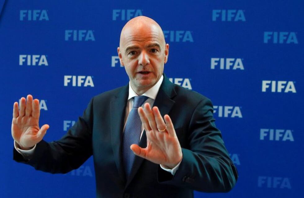Gianni Infantino llegó al país para ver la Superfinal de la Copa Libertadores
