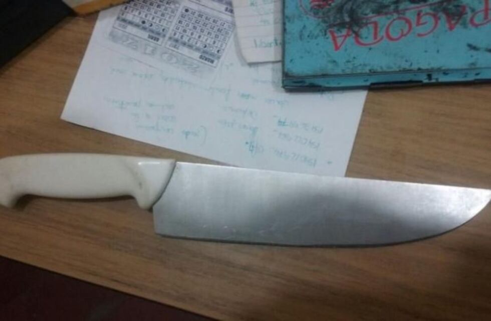 Muchacho irrumpió en la casa de su ex, la amenazó con una cuchilla y provocó serios destrozos