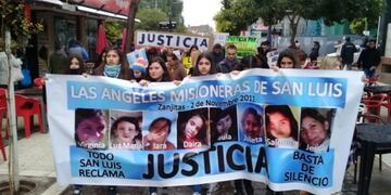 Familiares de víctimas de Zanjitas marcharon para pedir Justicia\u002E Foto: El Diario de la República\u002E
