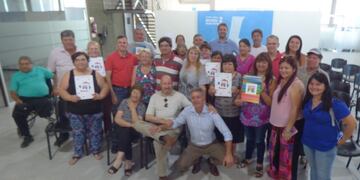 El acto, que benefició en total a 25 familias, se llevó a cabo en el Nodo Región 2