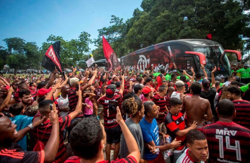 Una multitud despidió a Flamengo antes de viajar al Mundial de Clubes
