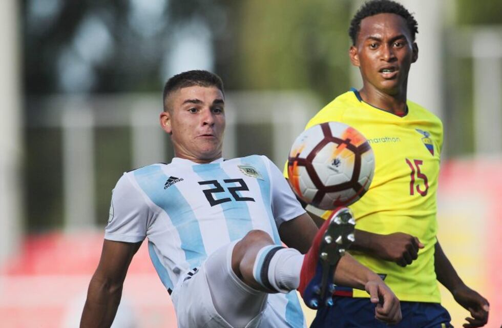 El oriundo de Calchín, Julián Álvarez, va desde el arranque en la Selección Sub 20