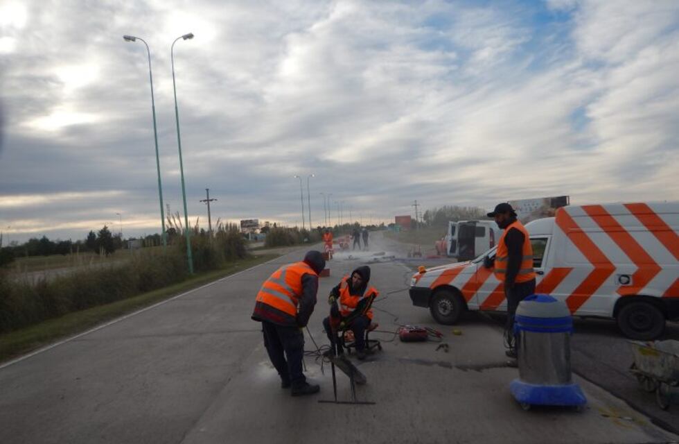 Repararon un tramo de la Autopista de las Serranías Puntanas