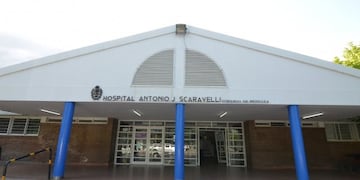 Hospital Scaravelli donde la pequeña fue hallada