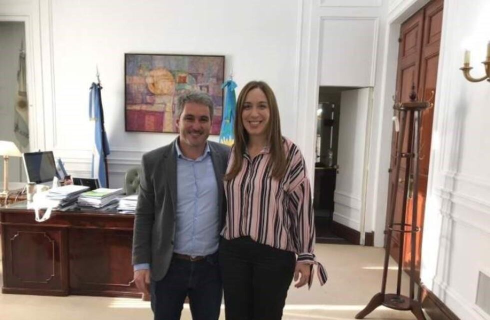 La gobernadora recibió a Gonzalo Díez
