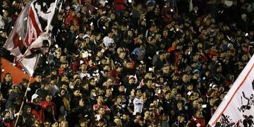 Los simpatizantes llenaron el Coloso en el último cotejo de local ante Banfield\u002E (@canoboficial)