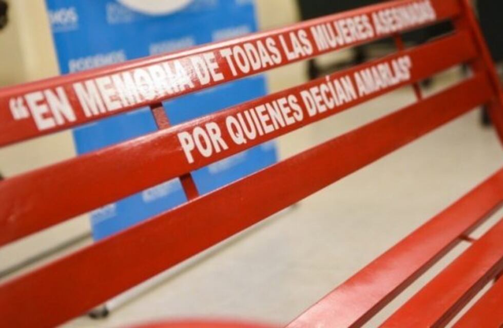 Ni una menos: se instalará un Banco Rojo en Plaza San Martín