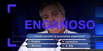 Este video está manipulado pero Alberto Fernández criticó así a Kicillof en 2014