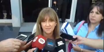 La fiscal Ángela Capitanio y su par Gabriela Lema (Vía Rafaela)