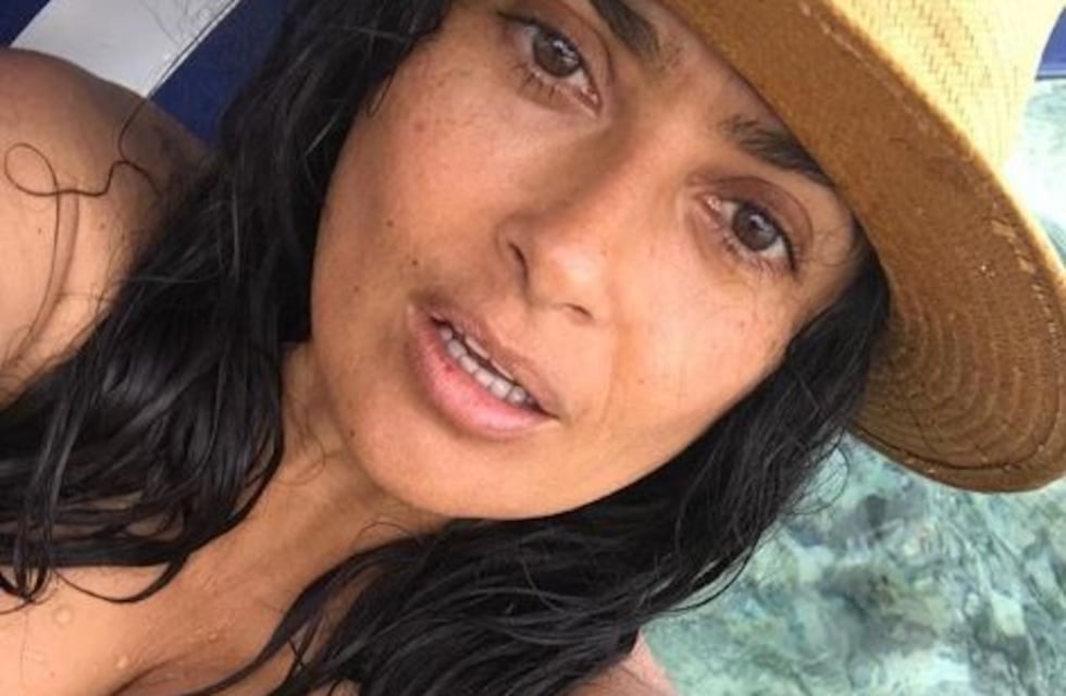 Salma Hayek se mostró al natural e hizo estallar Instagram