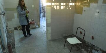 Destrozos en escuela de Godoy Cruz