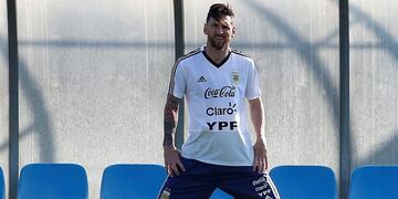 El amistoso entre Israel y Argentina abrió la polémica en Palestina, desde donde instan a quemar camisetas de Lionel Messi en repudio al partido que se jugará el 9 de junio en Jerusalén\u002E (AP Photo/Manu Fernandez)
