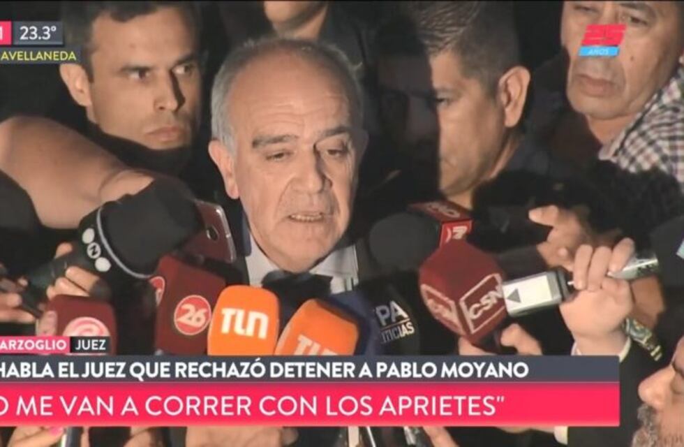 Inician el jury al juez Carzoglio que actuó en la causa contra Moyano