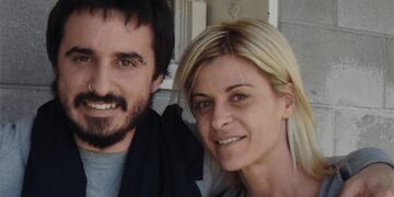 Eugenia Tobal y el cantante de Salta la Banca\u002E Foto: Twitter\u002E