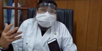 Dra\u002E Manuela Cabello, directora del hospital “Oscar Orías”, de Jujuy