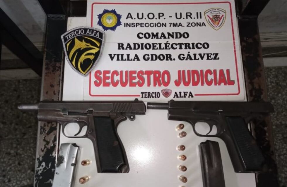 Tras una persecución cayeron dos integrantes de la banda del "Gordo Dani" por extorsión en Villa Gobernador Gálvez