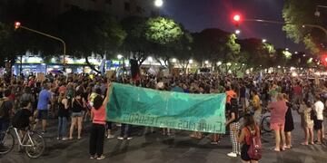 Manifestación en San Rafael por la 7722