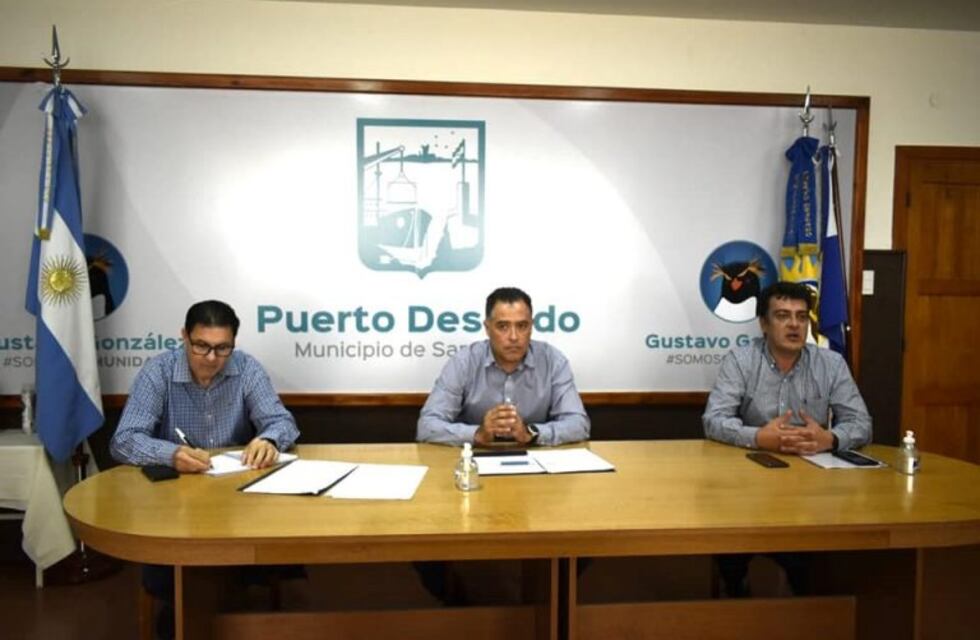 Coronavirus: el vicegobernador visitó Puerto Deseado