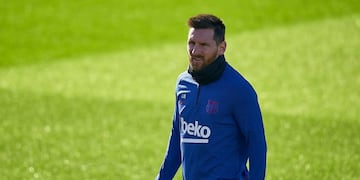 Testeo, vuelta a entrenar, amistoso\u002E\u002E\u002E Así sigue la historia entre Messi y Barcelona (Foto: TyC Sports)