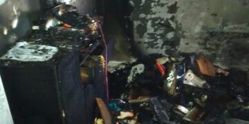 Importantes pérdidas tras un incendio en una casa de Grünbein