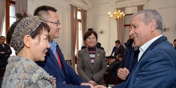 Comitiva oficial china, en Jujuy