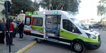 Ambulancia Hospital Centenario Gualeguaychú\nCrédito: H-C
