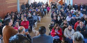 Uno de los actos multitudinarios encabezados por Capitanich\u002E (Prensa Frente Todos Chaco)