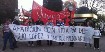 San Nicolás se sumó al reclamo nacional y encabezó una marcha por López y Maldonado\u002E (Hugo Sívori)