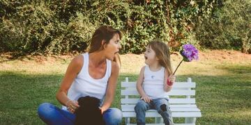 Flavia Irós y su hija Alma