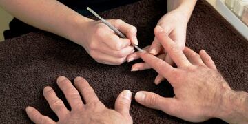 Manicura para hombres