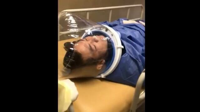 Jujuy utiliza cascos ventiladores como alternativa al respirador