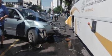 La conductora embarazada del vehículo que ocasionó el choque en cadena tuvo que ser hospitalizada (web)\u002E