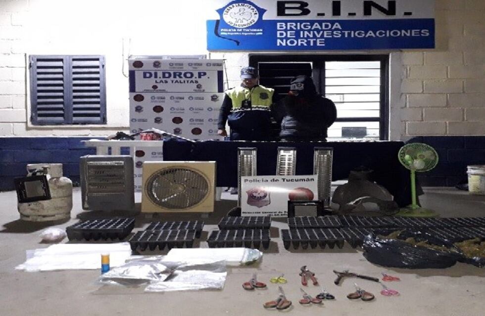Un detenido, armas y drogas secuestradas en un allanamiento en Choromoro