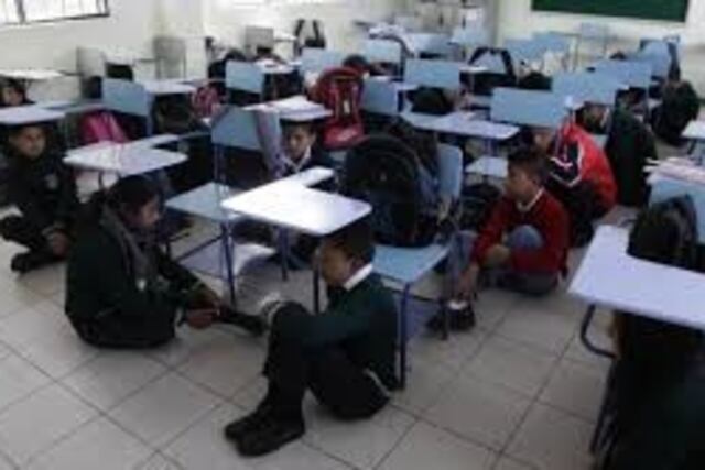 Simulacro de evacuación en escuelas