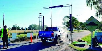 El concejal Lauría solicitó la instalación de arcos sanitizantes en los accesos a la ciudad (Foto: Twitter Nicolas Lauria @nicolauria)